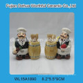 Christmas snowman ceramic toothpick holder